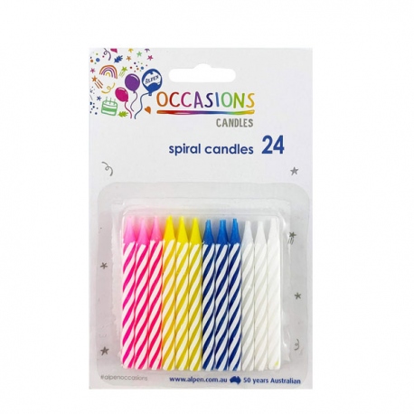 Velas magicas - 24 unidades