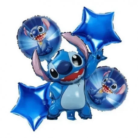 Bouquet de globos Lilo y Stitch