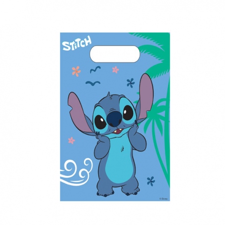 10 bolsas de regalo Lilo y Stitch
