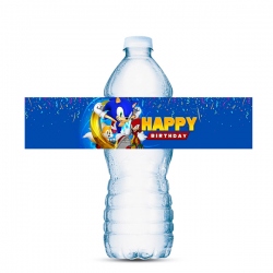 Etiqueta de botella Sonic
