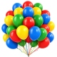 50 globos color Super Mario Bros