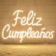 Letrero led Feliz Cumpleaños