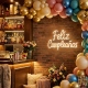 Letrero led Feliz Cumpleaños