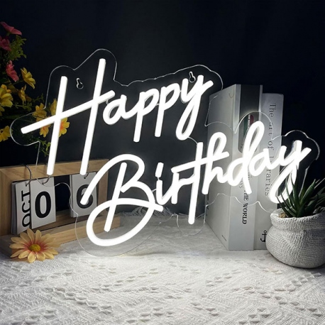 Letrero led Happy Birthday