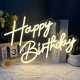 Letrero led Happy Birthday