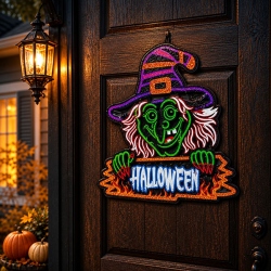 Cartel Luminoso Halloween n°1