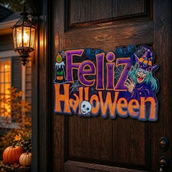 Cartel Luminoso Halloween n°2