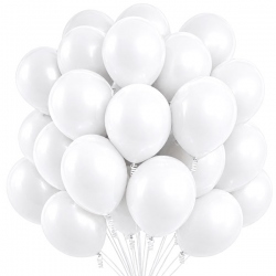 Bolsa 100 Globos Blanco