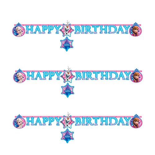 Banner de Cumpleaños Frozen!! - Compralo Solo en Globos Yuli