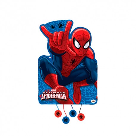 Spiderman Piñata Para Fiesta De Cumpleaños 30x20x4 
