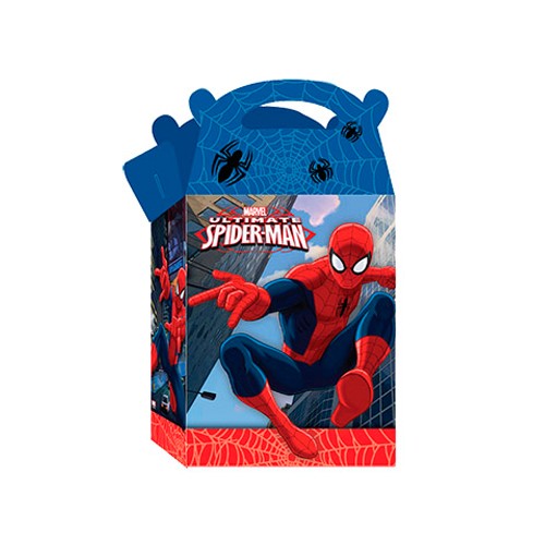 Caja Sorpresa Grande - Spiderman!! Compralo en Globos Yuli