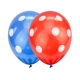 Globos puntos mickey mouse - 50 unidades