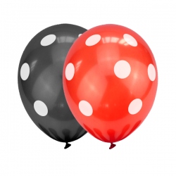 50 globos polka dots Ladybug
