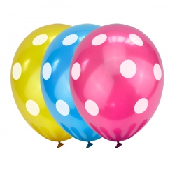 Globos puntos unicornio