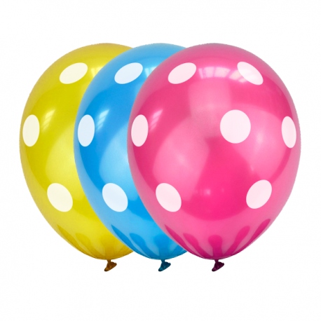 Globos puntos unicornio