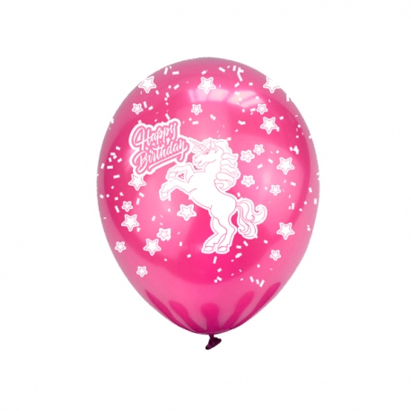 Globos full estampado unicornio