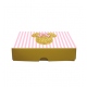 Caja de torta minnie gold - 10 unidades