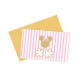 Tarjetas de invitacion minnie gold - 10 unidades