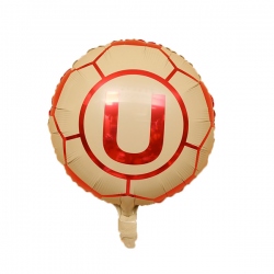 globo pelota futbol crema