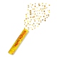 Lanza confeti "lluvia dorada" de 30cm