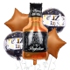 Bouquet de globos Botella Whisky