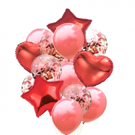Bouquet 14 globos surtidos