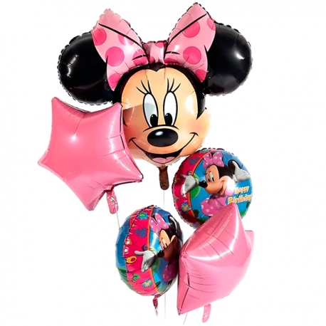 Bouquet de Globos - Minnie Mouse!! Solo en Globos Yuli