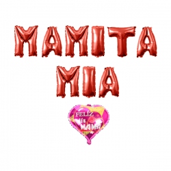 Globo letras Mamita Mia