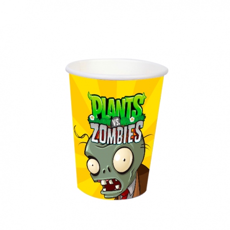 10 vasos Plantas Vs Zombies