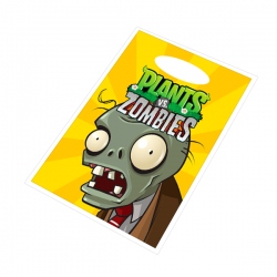 10 Bolsas regalo de Plants vs Zombies