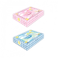 Caja de torta babyshower niña - 10 unidades