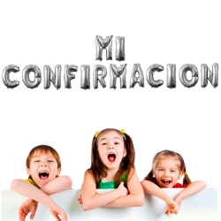 Globo letras metalica "Mi Confirmacion"