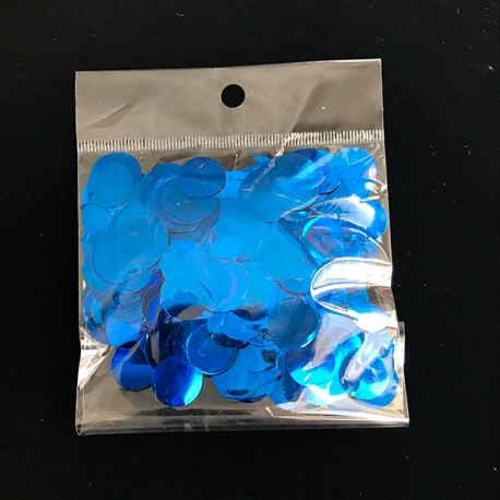 Bolsa confeti redondo de "Papel Metalico"