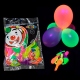 Bolsa 100 globos 10'' color neón