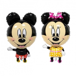 Globo metálico 22'' Minnie y Mickey