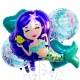 Globos bouquet "Sirena"