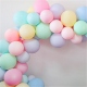 Bolsa 12 globos pastel