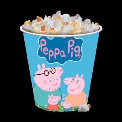 Balde de canchita Peppa Pig