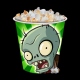 Balde de canchita Plants vs Zombies