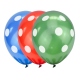 50 Globos puntos blancos color Heroes en Pijamas