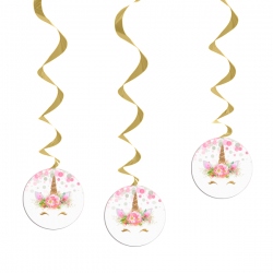 Colgante decorativo de unicornio