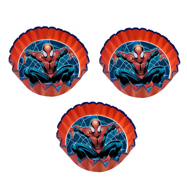 Plato Fuente de Bocaditos - Spiderman!! Visitanos en Globos Yuli