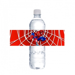 Etiqueta de botella Hombre Araña