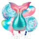 Bouquet de globos Cola de Sirena