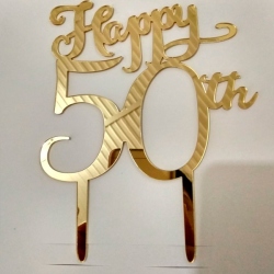 Topper Feliz Cumpleaños 50