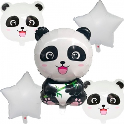 Globos bouquet de Osito Panda