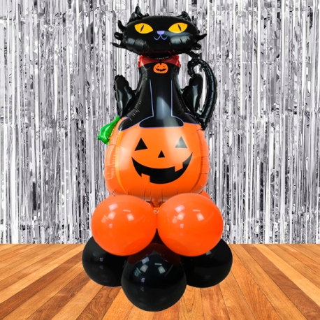 Pack de globos Calabaza y Gato Negro!