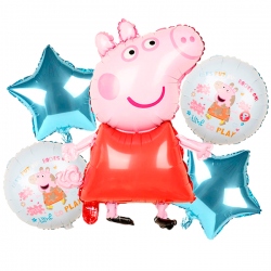 Bouquet de globos Peppa Pig