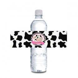 Etiqueta de botella la vaca Lola