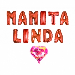Globo letrero Mamita Linda
